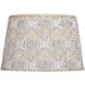 Lenore Gold and Brown and Ivory 16 inch Lamp Shade