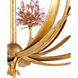 Marilee 8 Light 29.5 inch Pink/Dutch Gold Leaf Chandelier Ceiling Light, Medium