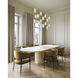 Regatta 15 Light 48 inch Cupertino and Silver Multi-Drop Pendant Ceiling Light