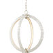 Arietta LED 20 inch Pearl/Silver Chandelier Ceiling Light