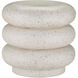 Cusani 18.75 inch Ivory Terrazzo Indoor/Outdoor Stool