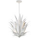Agave 9 Light 26.75 inch Gesso White Chandelier Ceiling Light, Marjorie Skouras Collection