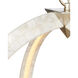 Arietta LED 20 inch Pearl/Silver Chandelier Ceiling Light