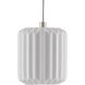 Dove 15 Light 22.5 inch Painted Silver/White Multi-Drop Pendant Ceiling Light