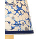 Marble Blue Lace 5 inch Tapered Chandelier Shade
