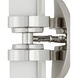 Bowland 2 Light 4.25 inch Polished Nickel Bath Wall Sconce Wall Light