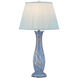 Lapis 31.5 inch 150 watt Blue and Pale Brown Table Lamp Portable Light