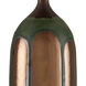 Cuprum 26 inch 150 watt Dark Green/Copper Table Lamp Portable Light