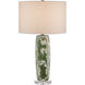 Zowan 29.25 inch 150 watt Matte Green Smoke/Clear Table Lamp Portable Light