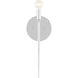 Bel Canto 1 Light 6 inch Polished Nickel ADA Wall Sconce Wall Light