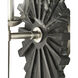 Benthos 1 Light 6 inch Nickel Bath Sconce Wall Light