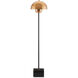 La Rue 36 inch 7 watt Brushed Brass and Black Table Lamp Portable Light