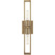 Bergen 2 Light 4.5 inch Antique Brass ADA Wall Sconce Wall Light