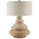 Jaru 33 inch 150 watt Natural Table Lamp Portable Light