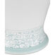 Ketty 31.25 inch 150.00 watt White/Light Blue Table Lamp Portable Light