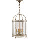Corsica 4 Light 13 inch Harlow Silver Leaf Chandelier Ceiling Light, Small