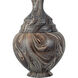 Marbleized Marbleized Brown Turret Box, Tall