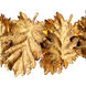 English Oak 1 Light 32.5 inch Gold Leaf Chandelier Ceiling Light