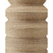 Kavala 33 inch 150 watt Natural Table Lamp Portable Light, Barry Goralnick Collection