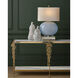 Laconia 30.5 inch 150 watt Light Blue/Clear/Polished Nickel Table Lamp Portable Light