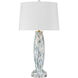 Motte 31.75 inch 150.00 watt White/Green/Pale Pink/Clear Table Lamp Portable Light
