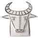 Frank the Bull 11 X 11 inch Sculpture