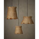Annabelle 1 Light 24.25 inch Natural Pendant Ceiling Light, Large, Suzanne Duin Collection