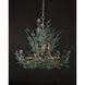 Baobab 12 Light 41 inch Clear/Contemporary Silver Leaf/Contemporary Silver Chandelier Ceiling Light, Large