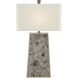 Calloway 33 inch 150 watt Light Mica/Silver Leaf Table Lamp Portable Light