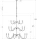 Tirrell 27 Light 58 inch Antique Black Chandelier Ceiling Light, Large