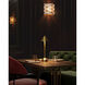 Traipse 18 inch 1.5 watt Brass Cordless Table Lamp Portable Light