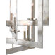 Middleton 8 Light 45 inch Contemporary Silver Leaf Chandelier Ceiling Light, Grand