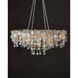 Lusso LED 43.5 inch Natural/Pearlized White Chandelier Ceiling Light
