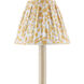 Maiden Fern Yellow/Ivory Tapered Chandelier Shade