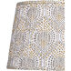 Lenore Gold and Brown and Ivory 16 inch Lamp Shade