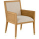Santos Sea Sand/UV Liller Malt/Satin Brass Armchair