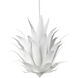 Agave 9 Light 26.75 inch Gesso White Chandelier Ceiling Light, Marjorie Skouras Collection