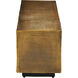 Jahnu Antique Brass Bench