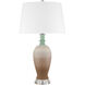 Happy 80's 30.25 inch 150.00 watt Brown/Light Blue/Clear Table Lamp Portable Light