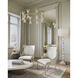 Garson Silver and Fresh File Linen Chair