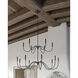 Tirrell 15 Light 45 inch Antique Black Chandelier Ceiling Light, Medium
