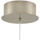 Glace 1 Light 5.5 inch Painted Silver/Antique Brass Multi-Drop Pendant Ceiling Light
