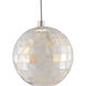 Finhorn 1 Light 5.5 inch Painted Silver/Pearl Multi-Drop Pendant Ceiling Light
