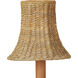 Bell Natural 5.5 inch Chandelier Shade, Suzanne Duin Collection