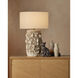 Corfu 32.5 inch 150 watt Milky White Table Lamp Portable Light