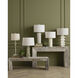 Azores 32.5 inch 150 watt Whitewashed Water Hyacinth Table Lamp Portable Light