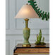 Glasdele 39 X 39 inch Green and Antique Brass Mirror