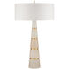 Eleanora 33.75 inch 100 watt Natural/Natural Brass Table Lamp Portable Light