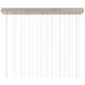Palatino 30 Light 54 inch Silver Multi-Drop Pendant Ceiling Light