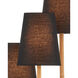 Triptych 70.5 inch 40 watt Natural Rattan/Satin Black Floor Lamp Portable Light